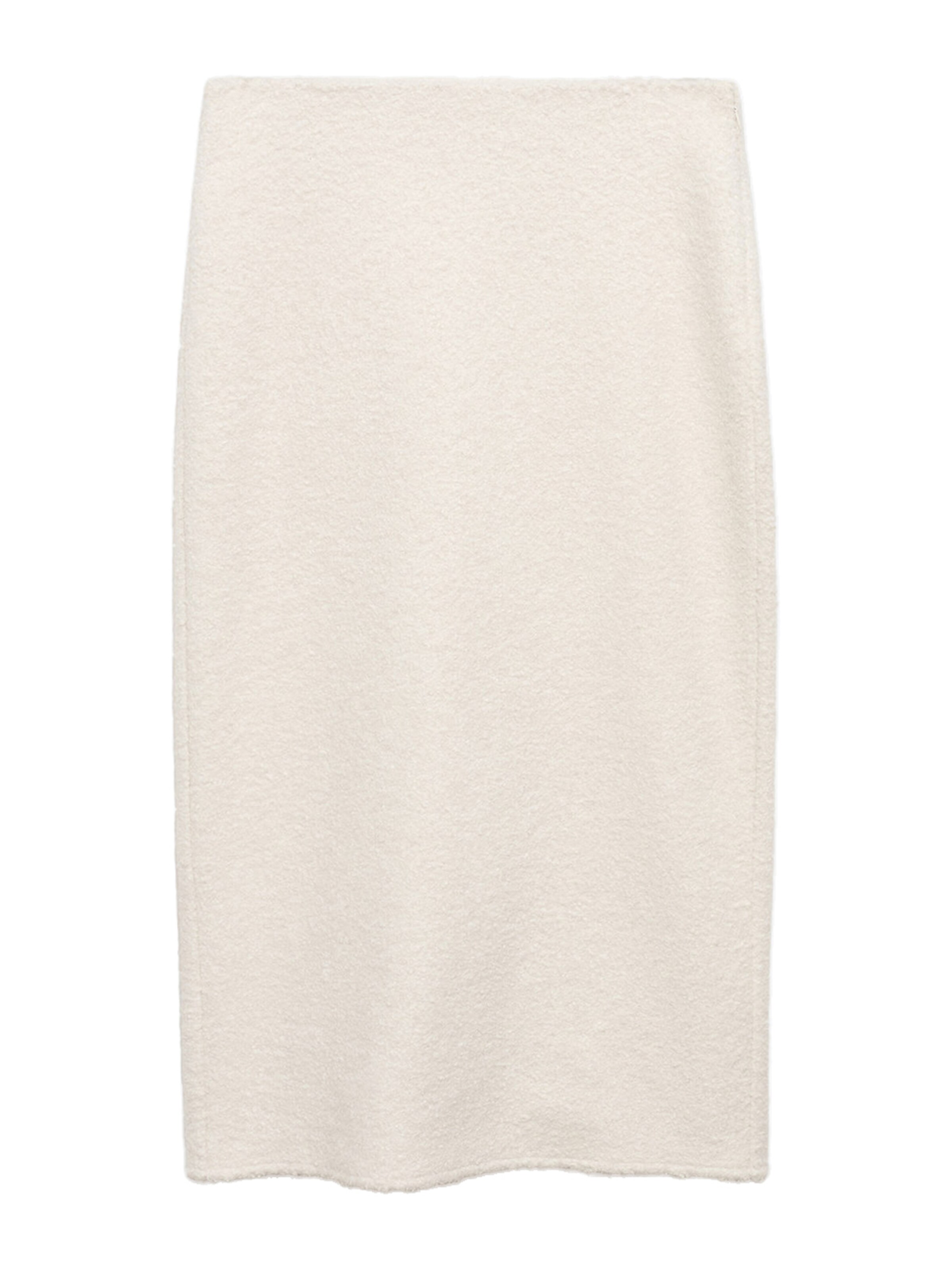 Fustă 'BUBLE' de la MANGO pe bej: față