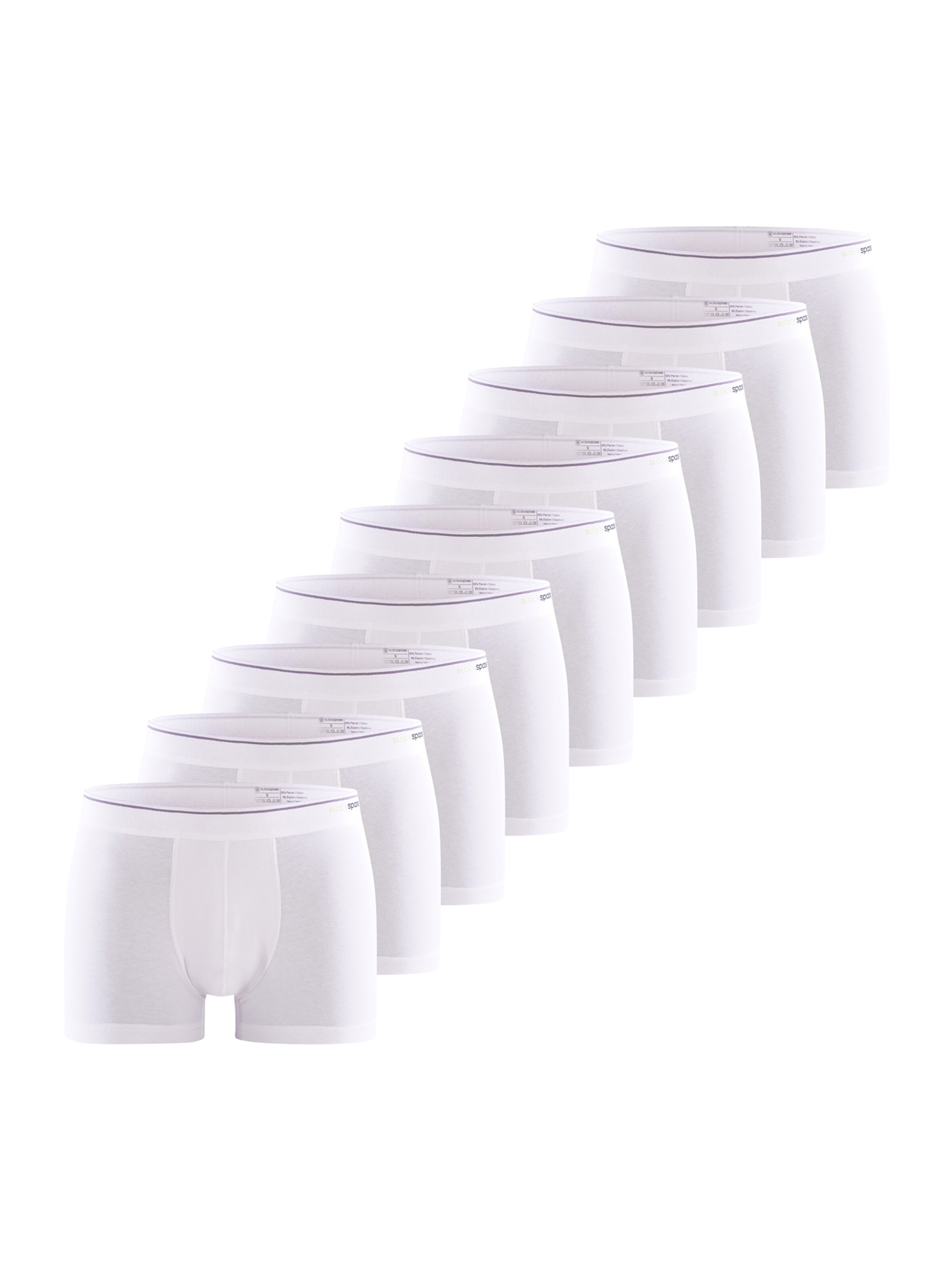 Blackspade Boxershorts in Wit: voorkant