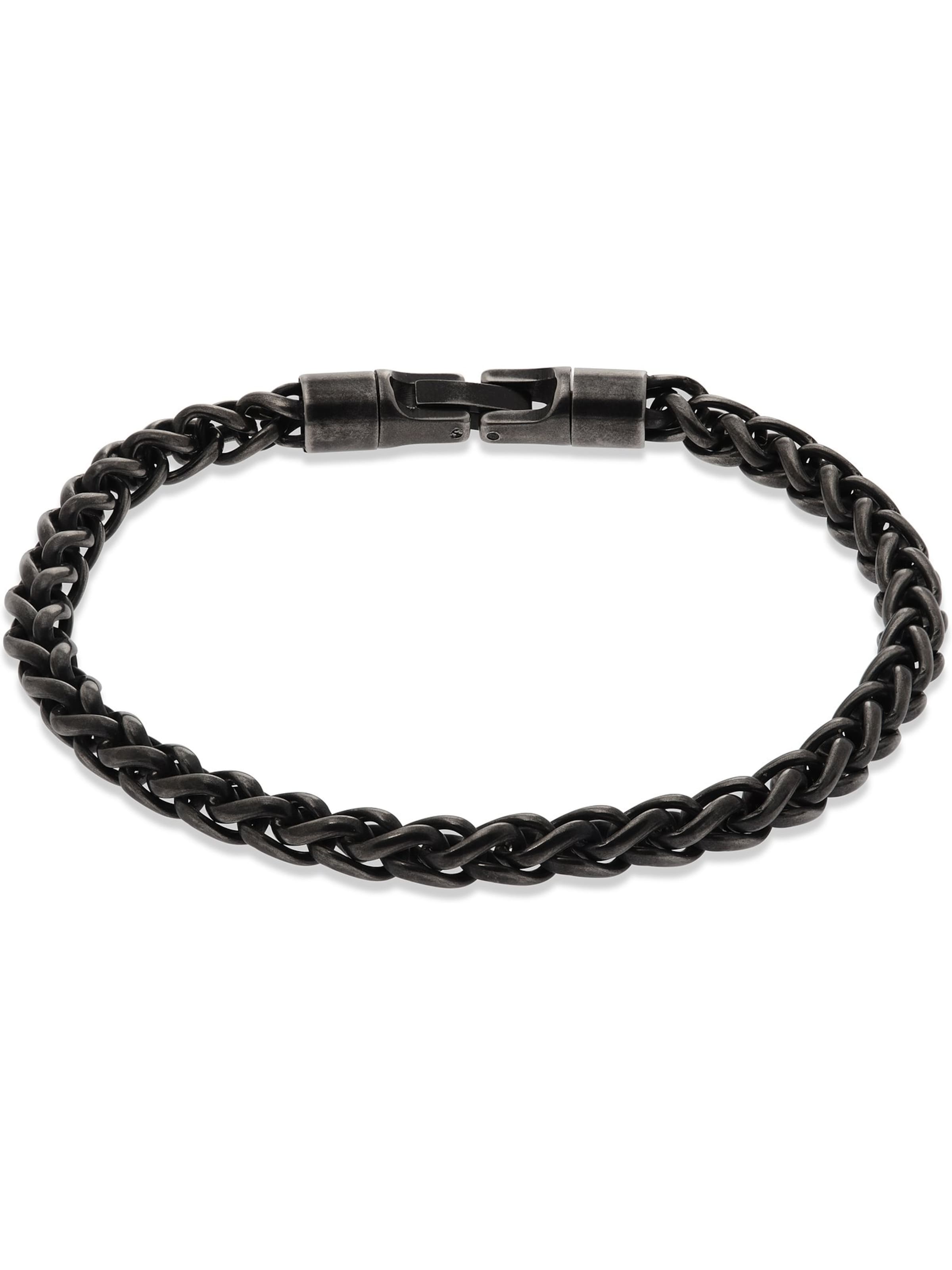 FAVS Armband in Schwarz: Vorderseite