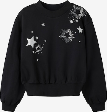 Sweat-shirt 'NKFSanno' NAME IT en noir : devant