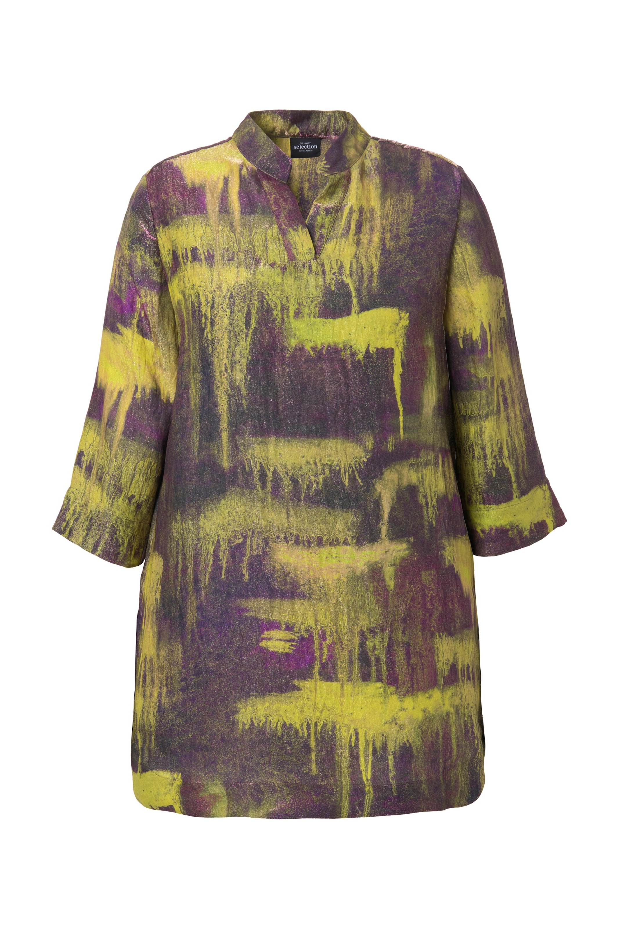 Ulla Popken Tuniek in Lila: voorkant