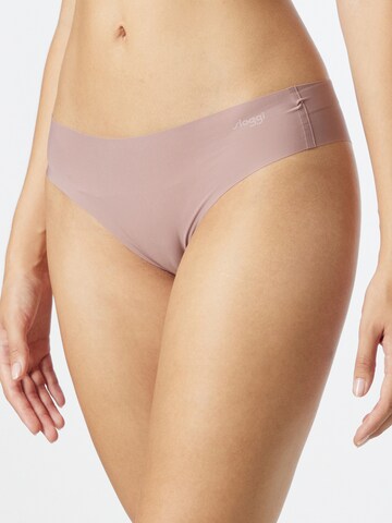 SLOGGI - Cueca 'ZERO Feel' em rosa: frente