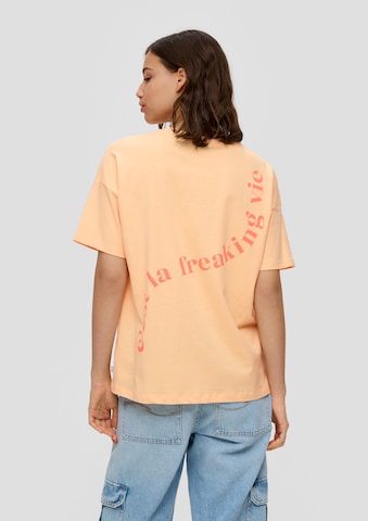 T-shirt QS en orange