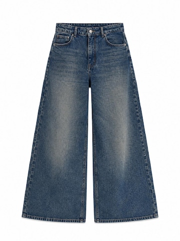IT'S BASIC - Ropa ancha Vaquero 'ZIPPER MEGA BAGGY MID RISE JEANS' en azul
