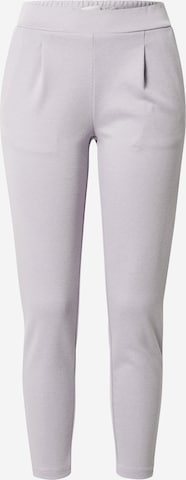 ICHI Regular Pants in Purple: front