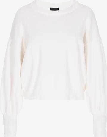 DreiMaster Klassik Trui in Wit: voorkant