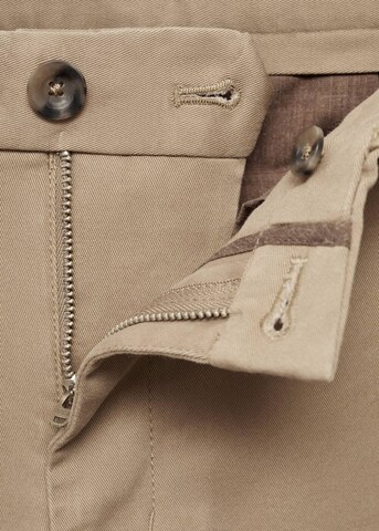 MANGO MAN Slimfit Hose 'Barna' in Beige
