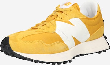 new balance - Sapatilhas baixas '327' em amarelo: frente