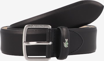 Ceinture LACOSTE en noir : devant