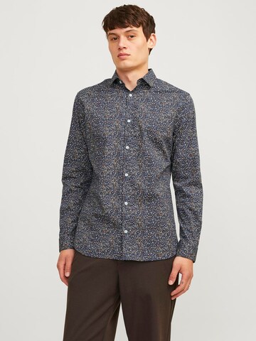 JACK & JONES Slim Fit Hemd 'JPRBLABlackpool' in Blau: Vorderseite