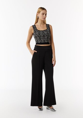 COMMA Top in Zwart