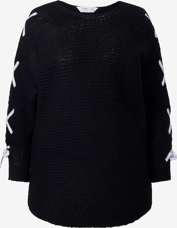 Angel of Style Sweater in Black: front