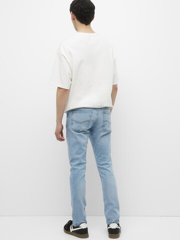 Coupe slim Jean Pull&Bear en bleu