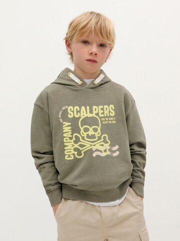 Scalpers Bluza 'Stroke' w kolorze zielony