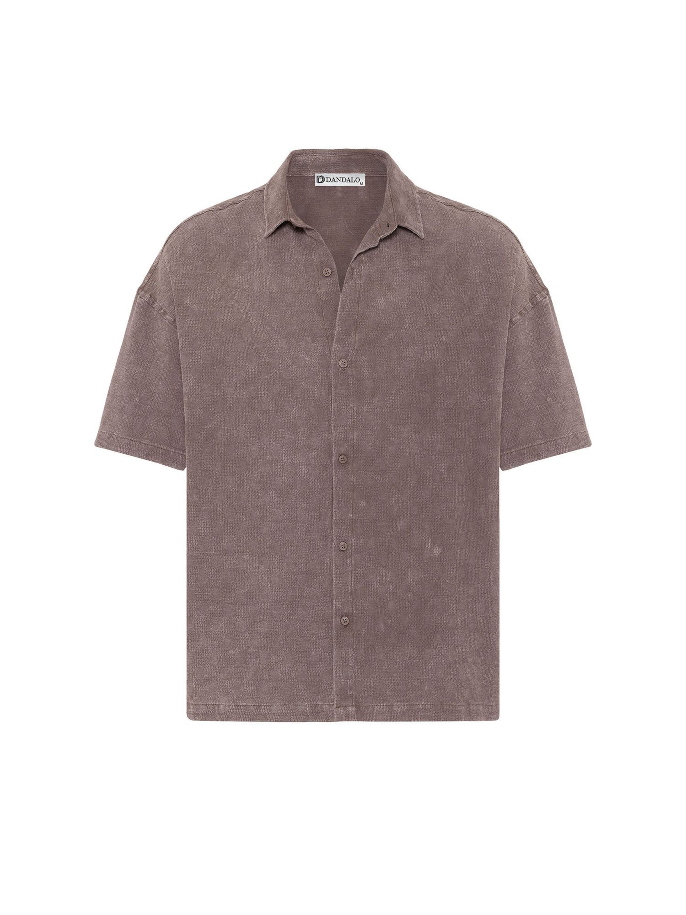 Dandalo - Comfort Fit Camisa em castanho: frente