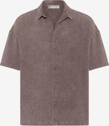 DandaloComfort Fit Košulja - smeđa boja: prednji dio