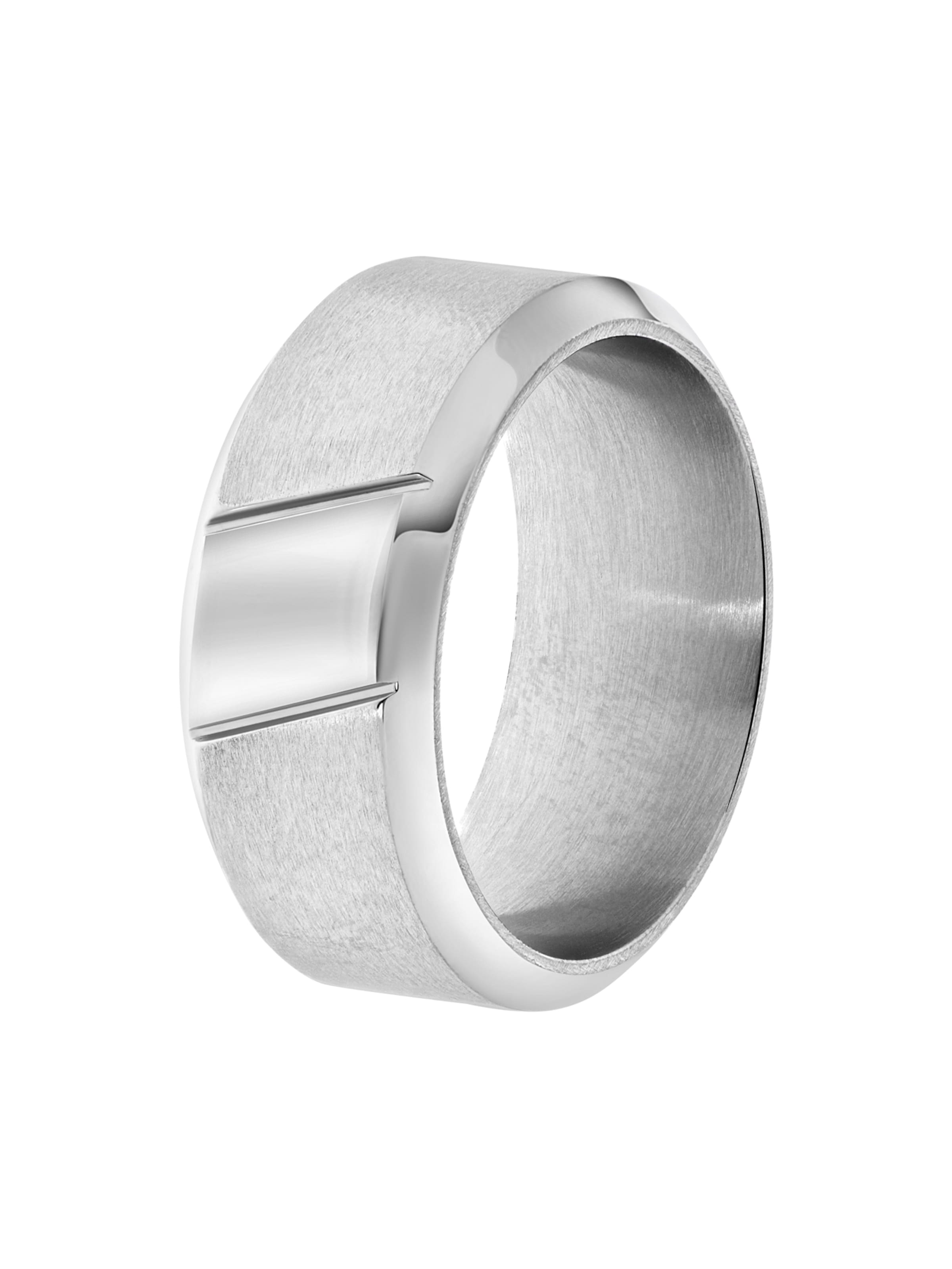 Lucardi Ring in Zilver: voorkant