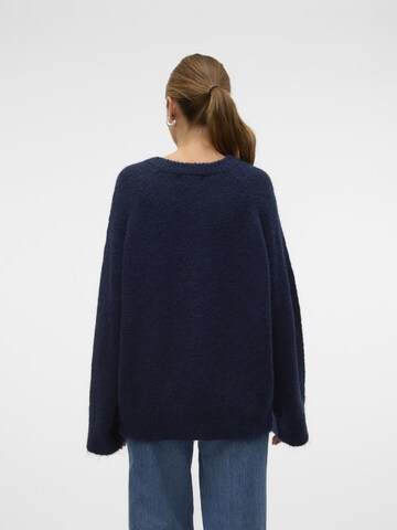 VERO MODA Pullover 'HENLEY' i blå