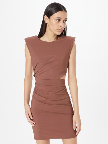 PATRIZIA PEPE Dress 'ABITO' in Brown: front