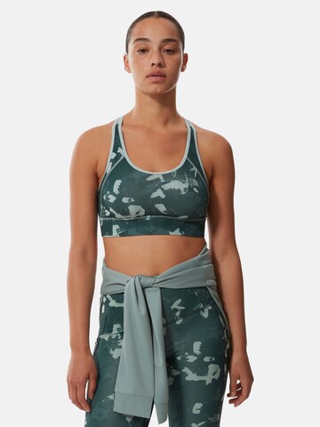 THE NORTH FACE Bustier BH 'BOUNCE-B-GONE' in Groen: voorkant