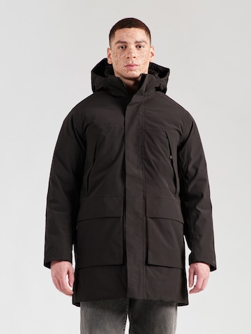 Parka de primăvară-toamnă 'JPRCCMOON' de la JACK & JONES pe negru: față