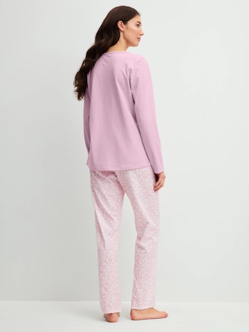 CALIDA Pyjama 'Blooming Nights'‌‌‌‌‌‌ in Lila