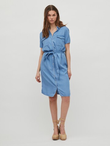 Robe-chemise 'Bista' VILA en bleu