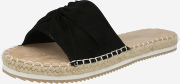 BULLBOXER Mules in Black: front