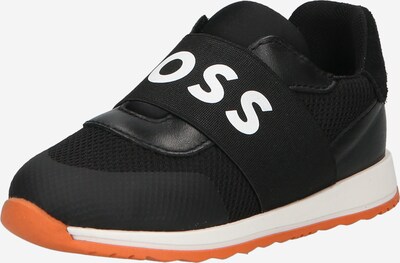 BOSS Kidswear Zapatillas deportivas en negro / blanco, Vista del producto