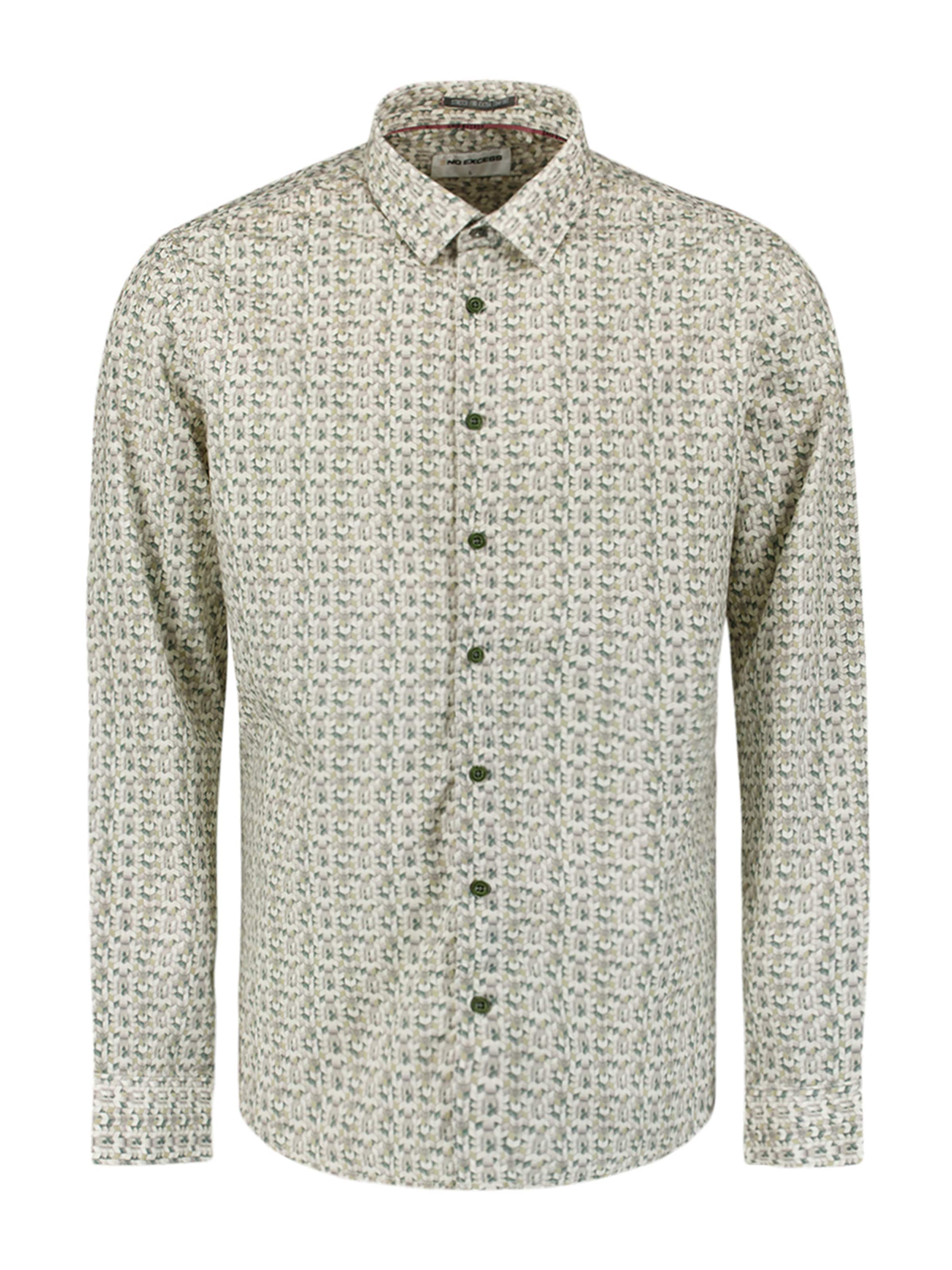 No Excess - Ajuste regular Camisa en verde: frente