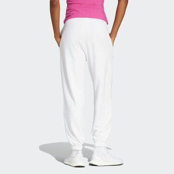 ADIDAS SPORTSWEARTapered Sportske hlače 'ESSENTIALS' - bijela boja