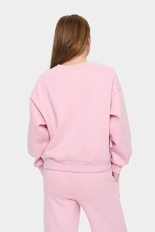 SAINT TROPEZ Sweatshirt 'ZlovinaSZ' in Pink