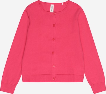 ABOUT YOU Knit cardigan 'Vianne' in Pink: front