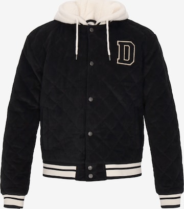 DreiMaster Vintage Winterjas in Zwart: voorkant