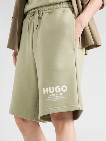 Largi Pantaloni 'Nomario' de la HUGO pe bej: față
