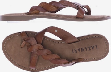 LAZAMANI Sandals & High-Heeled Sandals in 37 in Brown: front