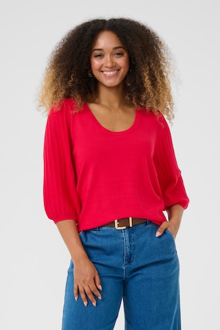 Cream Pullover 'CRVillea' in Rot: Vorderseite