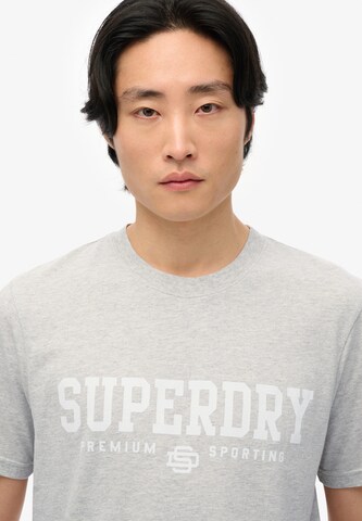 Superdry T-Shirt 'Core Sports' in Grau