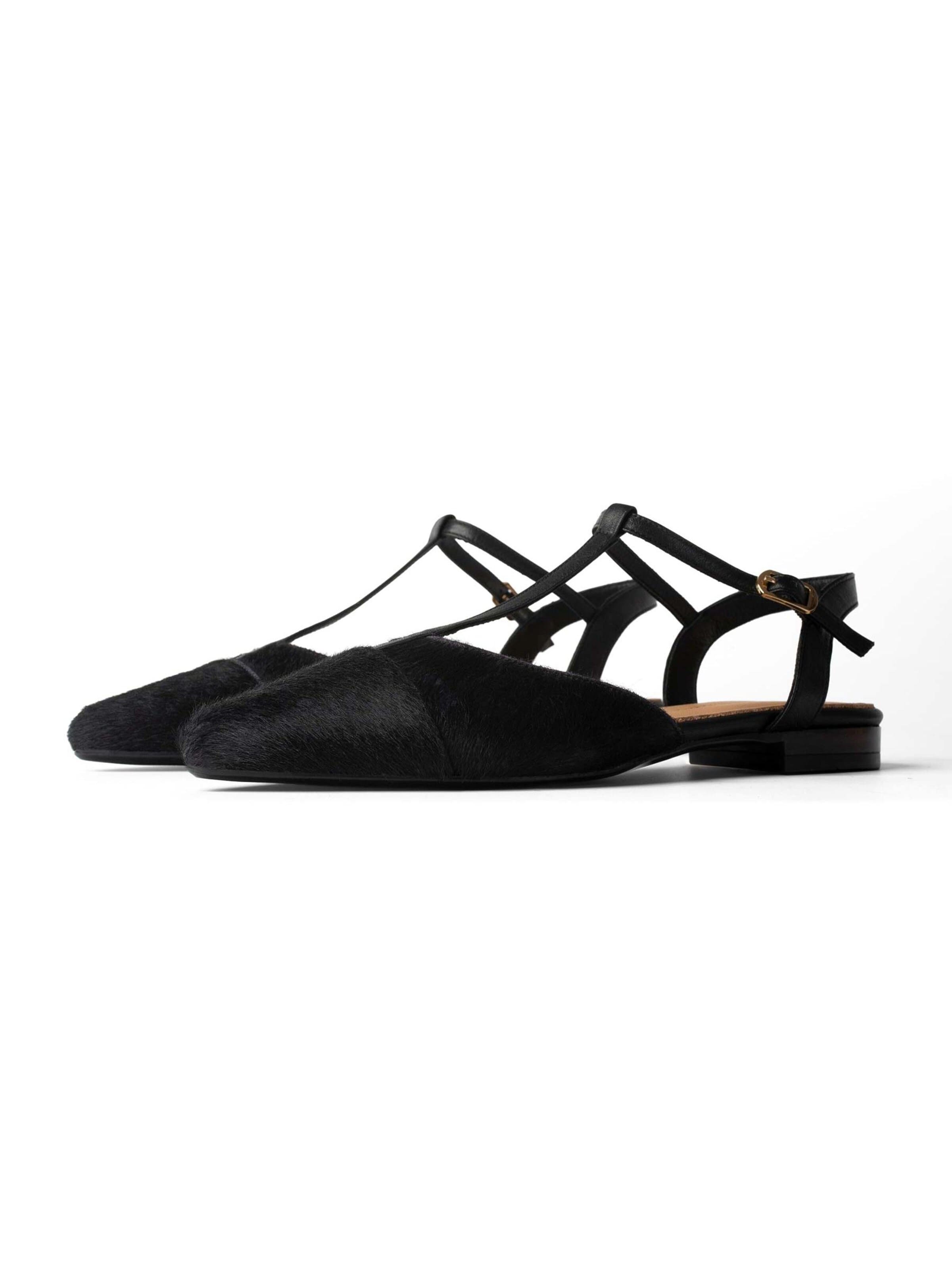 L37 HANDMADE SHOES - Sapato Slip-on 'A KISS BEFORE DAWN' em preto
