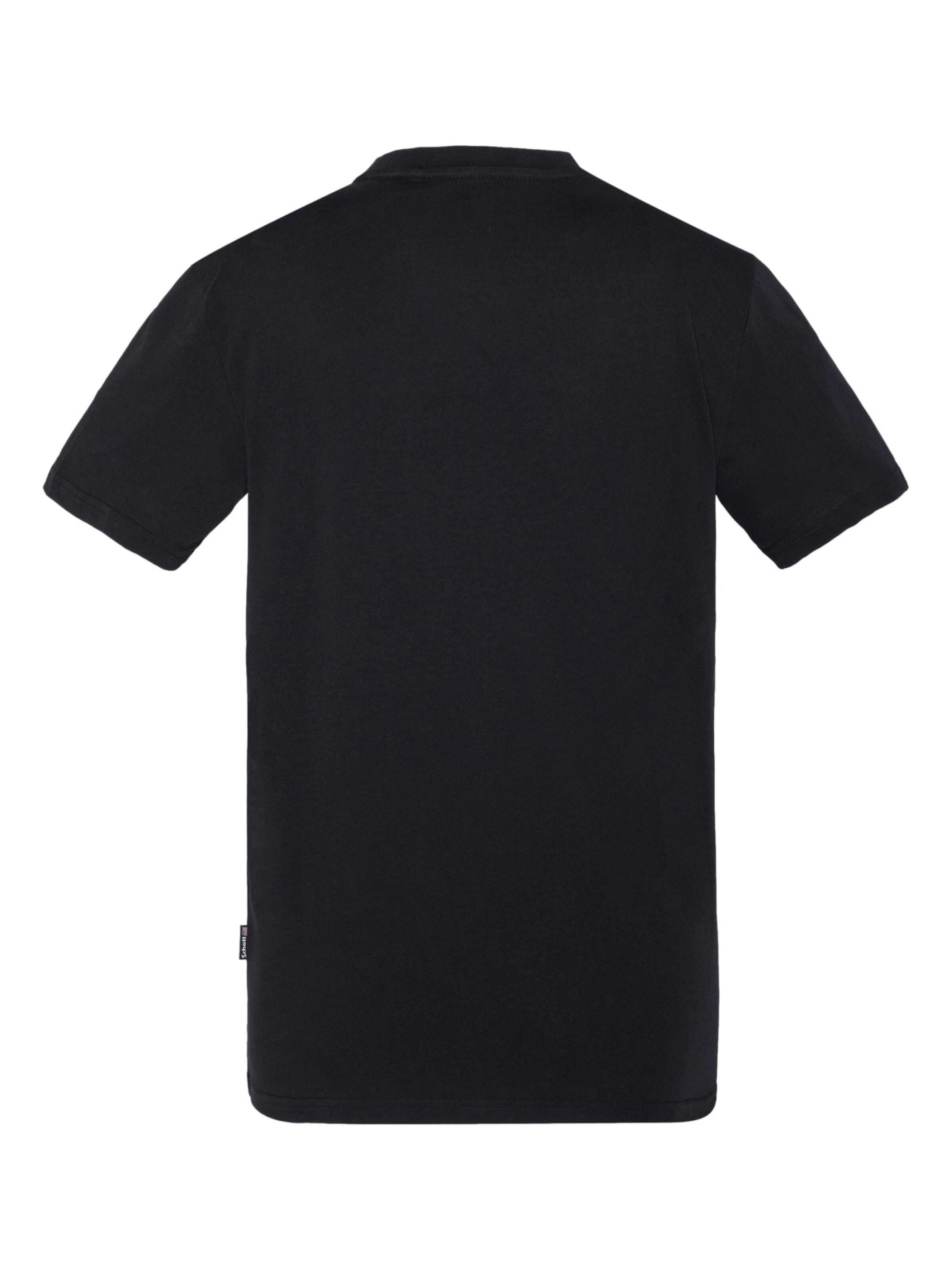 Schott NYC T-Shirt in Schwarz