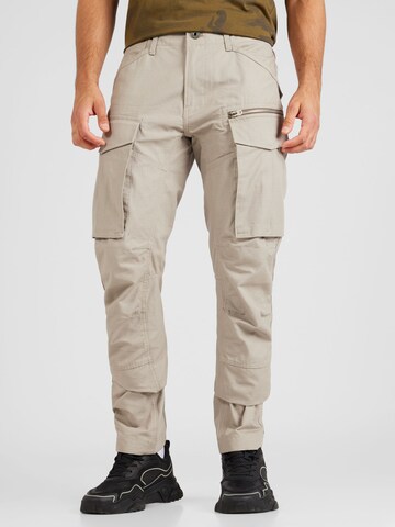 Regular Pantalon cargo 'Rovic' G-Star RAW en beige : devant