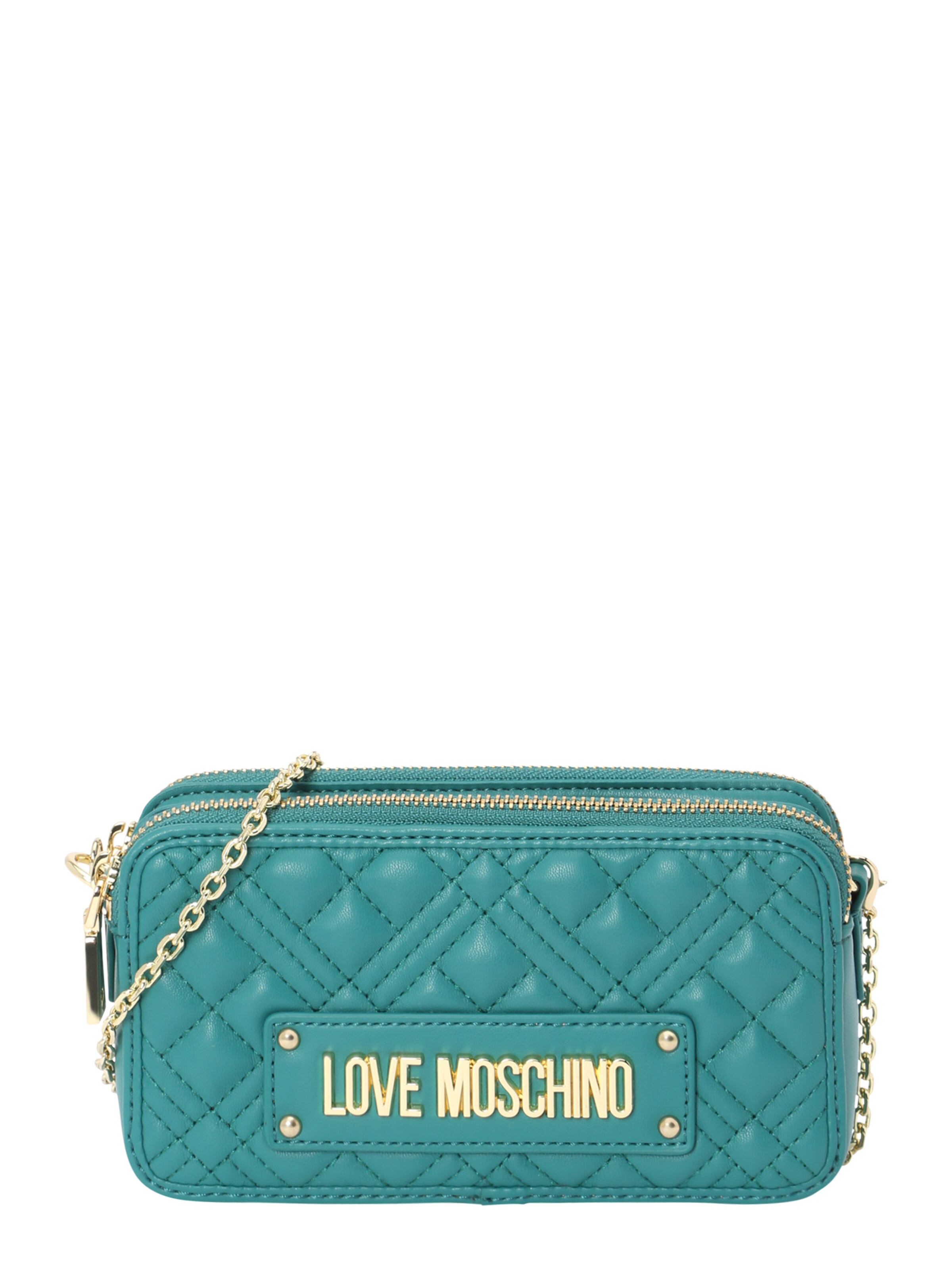 Pochette 'PORTAFOGLI' Love Moschino en vert : devant