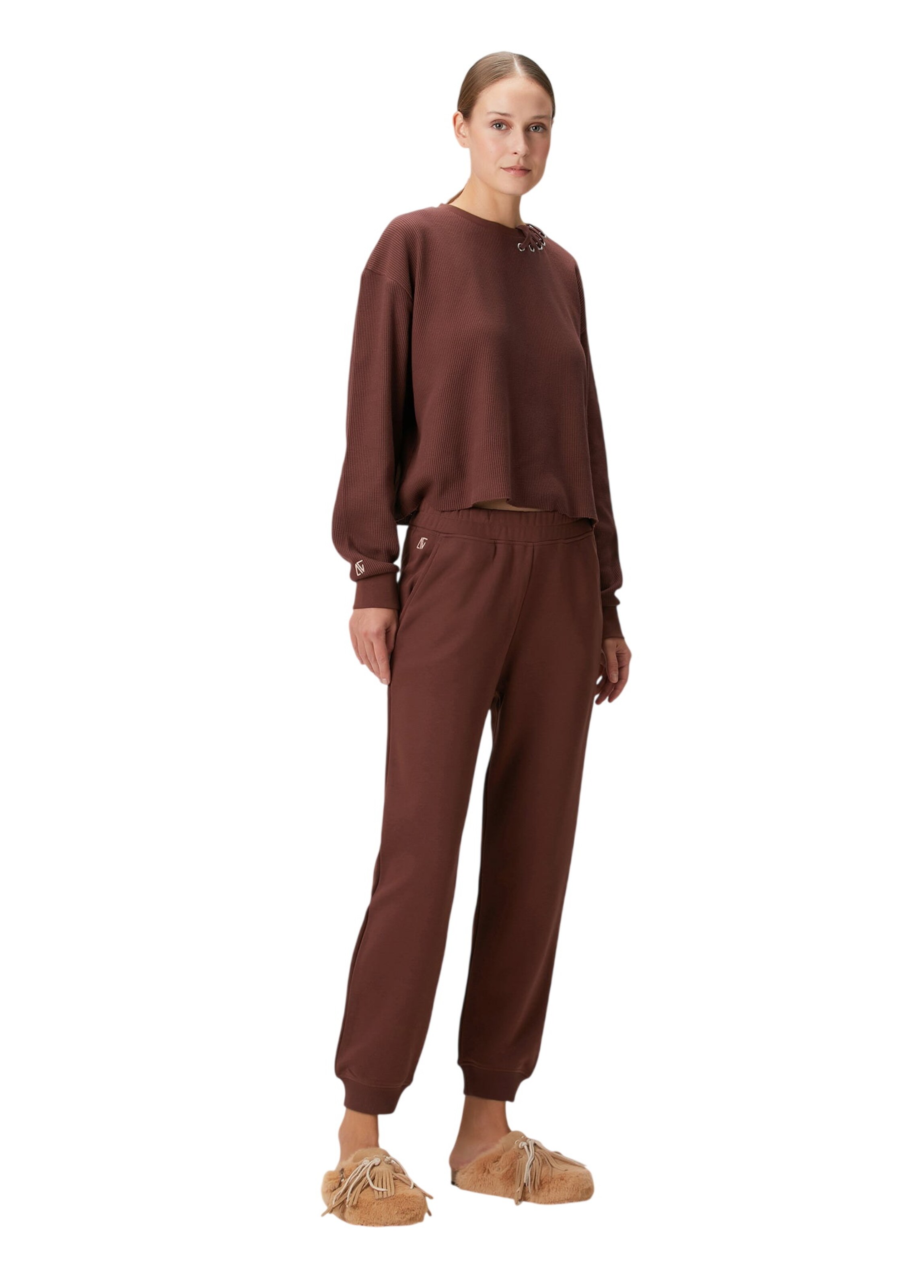 Effilé Pantalon BASSIGUE en marron