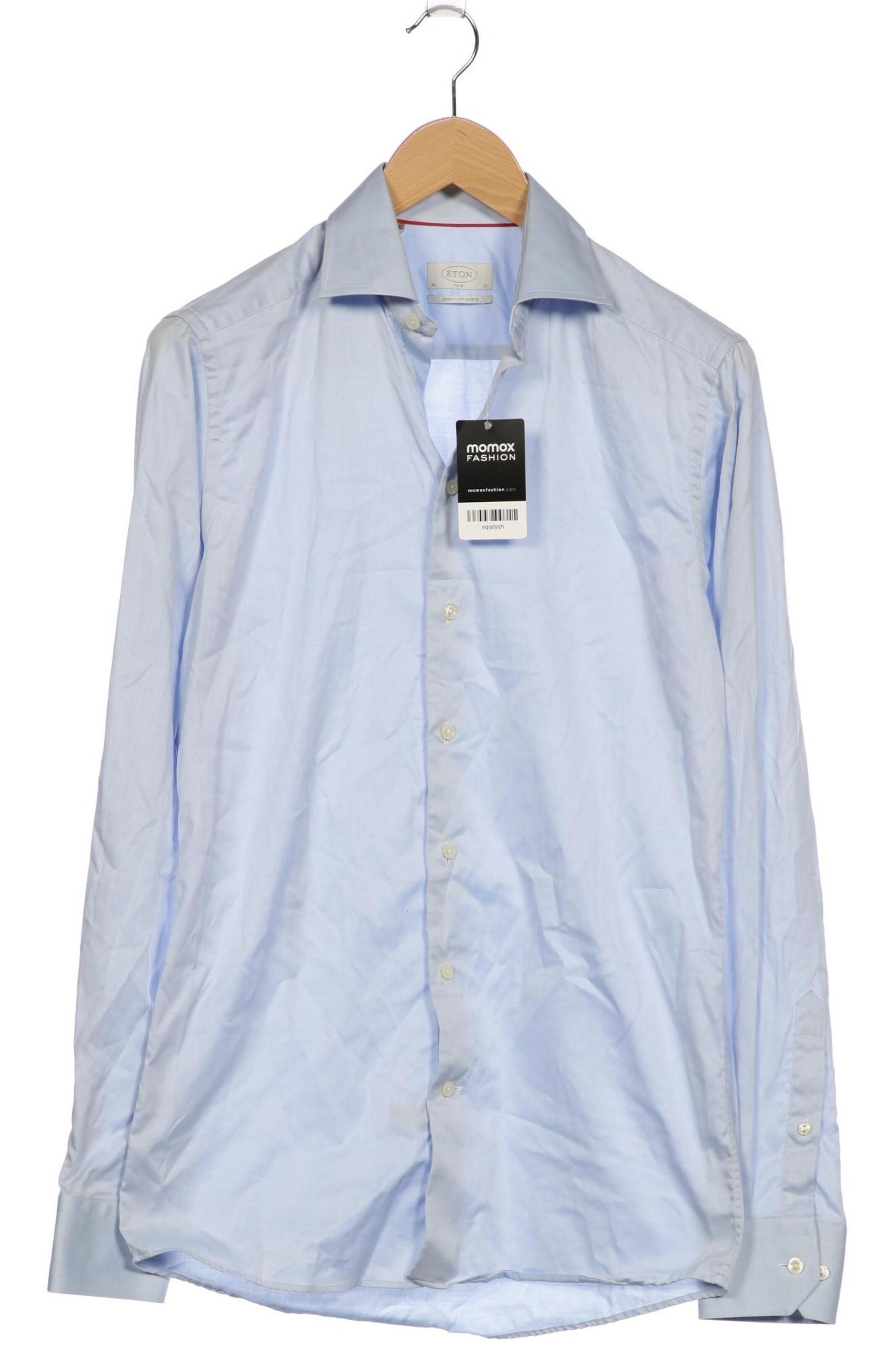 ETON Button Up Shirt in S in Blue: front