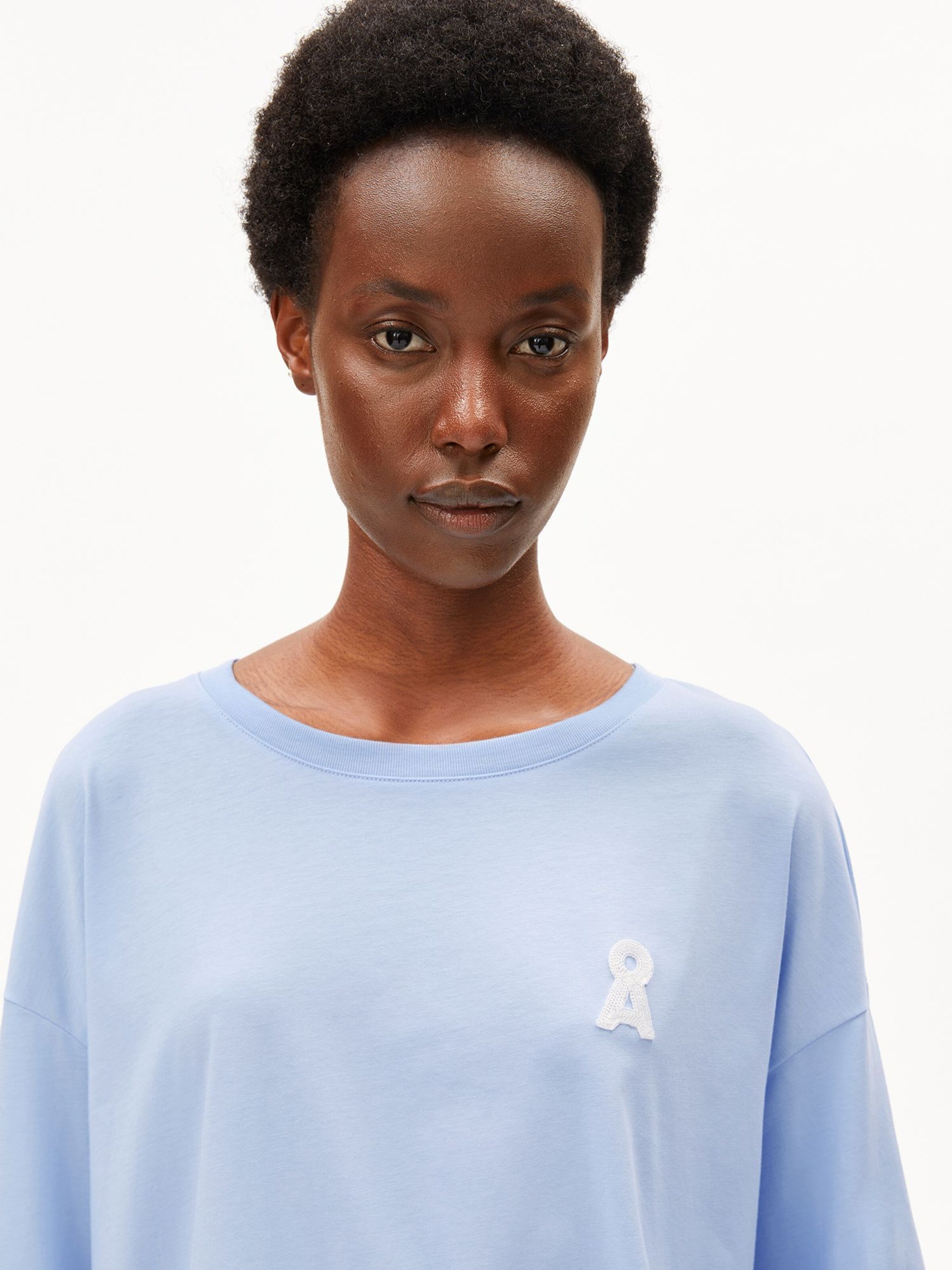 ARMEDANGELS Longsleeve ICONIC Å FIETAA in Blau: Vorderseite