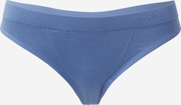 Tanga de la Calvin Klein Underwear pe albastru: față