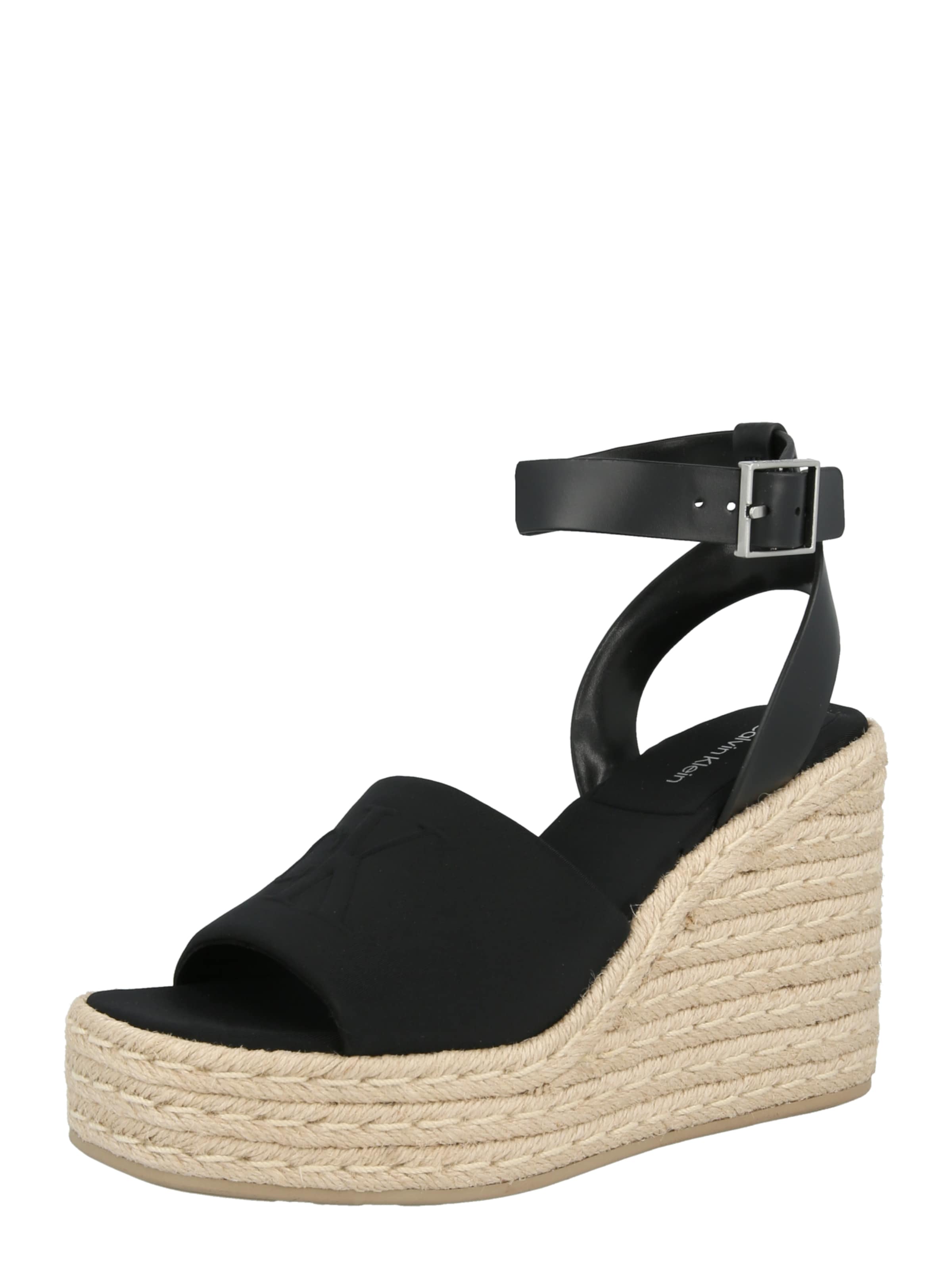 Calvin Klein Sandály 'Elisabeth' – černá: přední strana