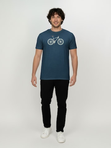 Maglia funzionale ' Loom Bike Mountain ' di GREENBOMB in blu