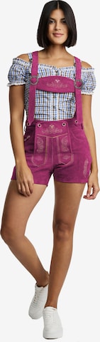Steigenhöfer Traditional Pants in Pink: front