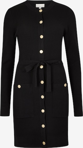 Apricot Jurk ' ' in Zwart: voorkant